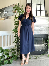 Load image into Gallery viewer, Bandwidth Navy Dress
