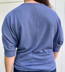 Blue Sky 3/4-Length Top