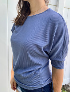 Blue Sky 3/4-Length Top