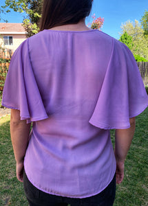 As Per My Last Email Blouse (In Lavender, Black, or Blush Pink)